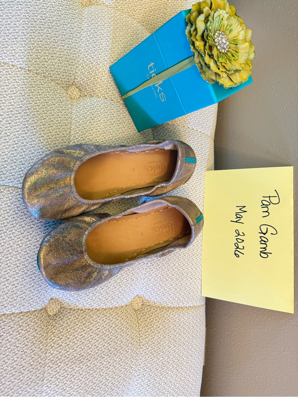 Tieks size 8 Iridescent Ballet Flats - Multi Shimmer - Lovestruck